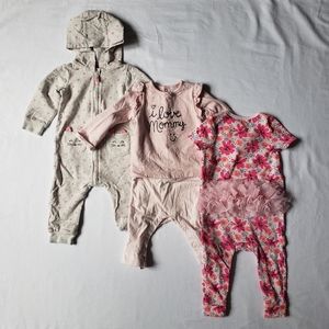 Baby Girl 12M Pajama Lounge Bundle